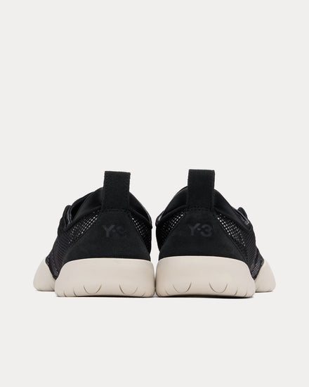 Y-3 Regu Black / Talc / Black Low Top Sneakers - 3