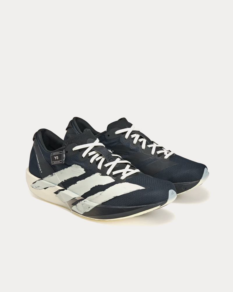 Y-3 Unisex Adios 9 Black / Black / Off White Running Shoes Y-3 Unisex Adios 9 Black / Black / Off White Running Shoes