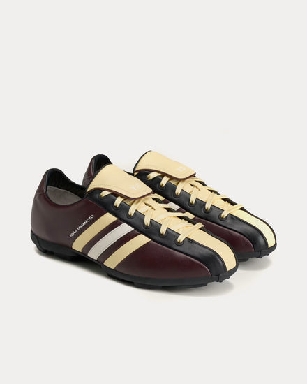 Y-3 Field Night Red / Black / Easy Yellow Football Shoes - 3