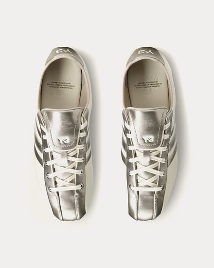 Y-3 Field Off White / Silver Metallic / Alumina Football Shoes - 2