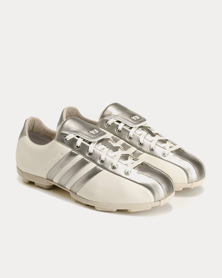 Y-3 Field Off White / Silver Metallic / Alumina Football Shoes - 3