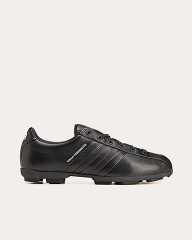 Y-3 Field Black / Black / Off White Football Shoes