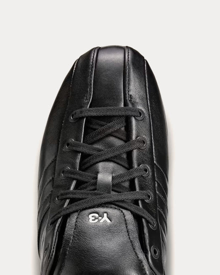 Y-3 Field Black / Black / Off White Football Shoes - 6