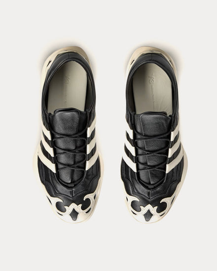 Y-3 Regu 2002 Black / Alumina / Alumina Low Top Sneakers - 2