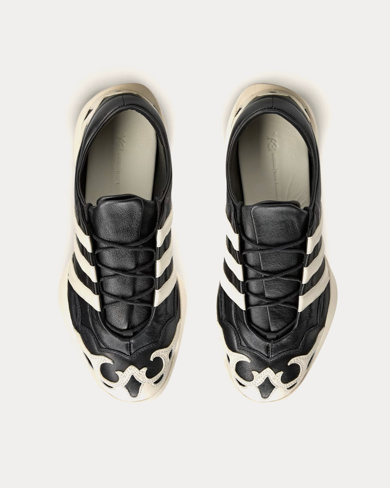 Y-3 Regu 2002 Black / Alumina / Alumina Low Top Sneakers - 2
