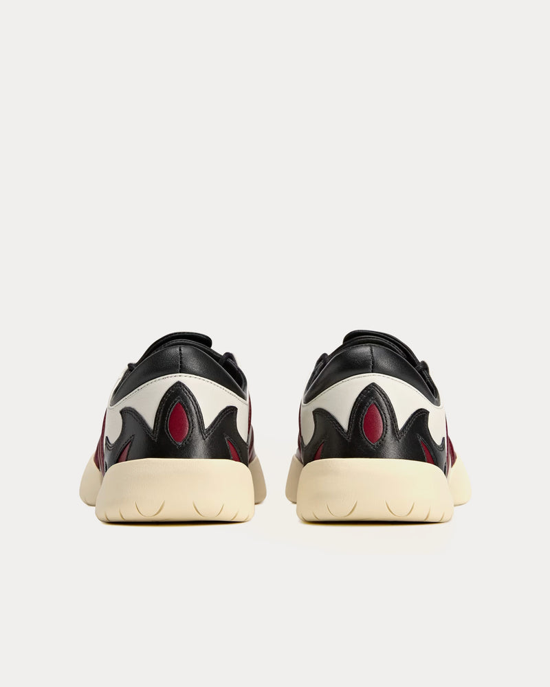 Y-3 Regu 2002 Orbit Grey / Collegiate Burgundy / Black Low Top Sneakers - 4