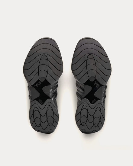 Y-3 Regu Black / Black / Black Mules - 5