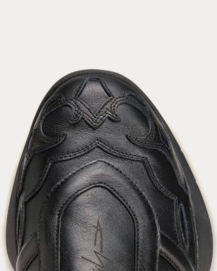 Y-3 Regu Black / Black / Black Mules - 6