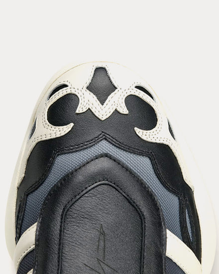 Y-3 Regu Black / Off White / Black Mules - 6