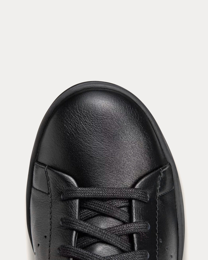 Y-3 Stan Smith Leather Black / Black / Black Low Top Sneakers - 2