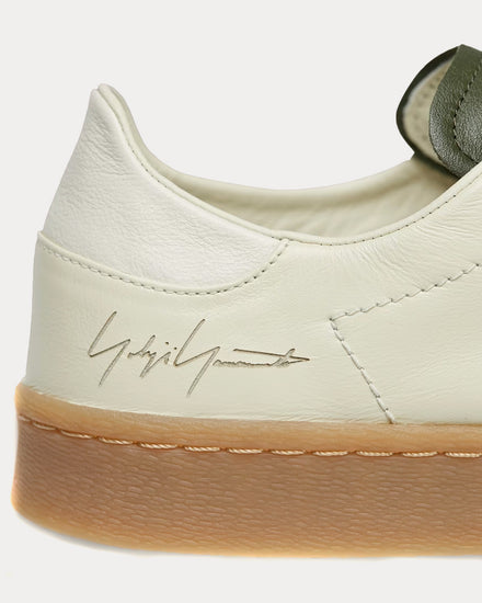Y-3 Unisex Superstar Leather Cream White / Off White / Night Cargo Low Top  Sneakers