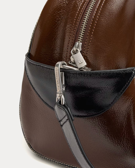 Y-3 x Wales Bonner Leather Auburn / Cream White Bag - 5