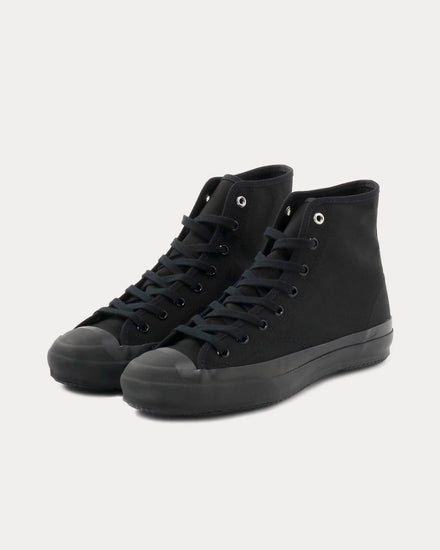 Yohji Yamamoto Y's No8 Classic Canvas Black High Top Sneakers - 2