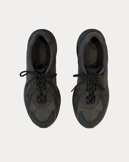 Yeezy 800s Stealth Black Low Top Sneakers - 2
