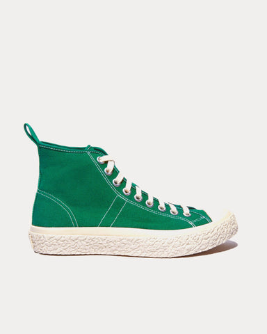 YMC Vulcanised Green High Top Sneakers