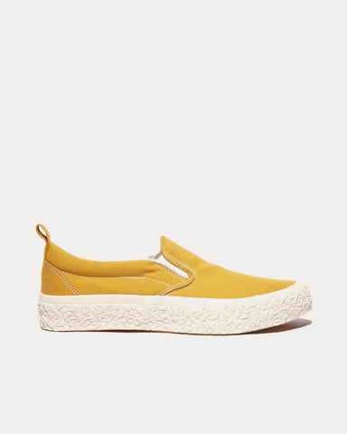 YMC Vulcanised Yellow Slip On Sneakers