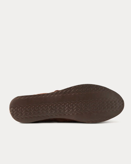 Yuketen x Chamula Alejandro Huarache Woven Suede Brown Sandals - 3