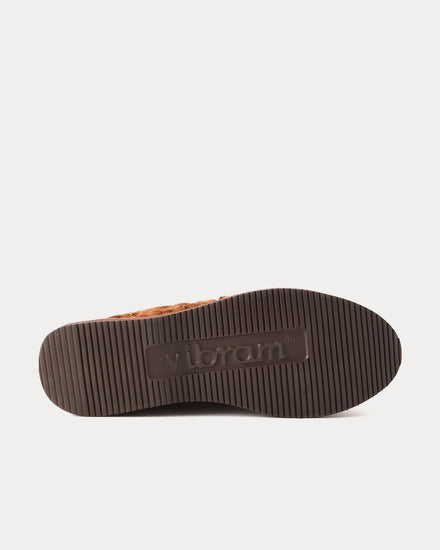 Yuketen Huarache Woven Calf Hair Brown Sandals - 3