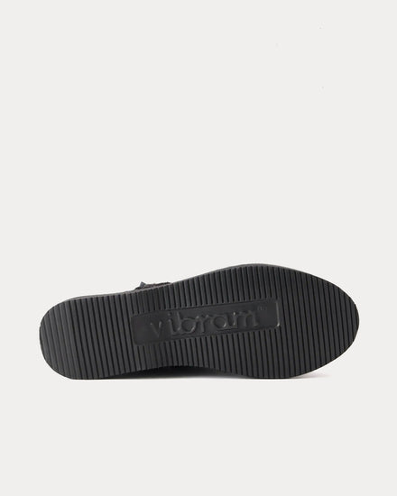 Yuketen Huarache Woven Calf Hair Black Sandals - 3