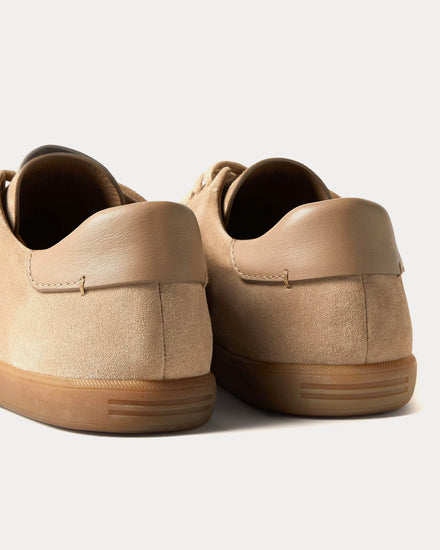 Zegna 232 Beige Low Top Sneakers - 4