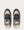 Roland Leather-Trimmed Suede and Canvas  Navy low top sneakers