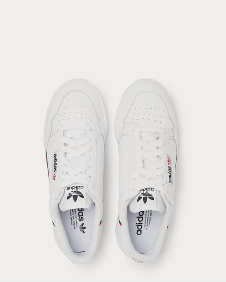 Adidas Continental 80 Full-Grain Leather  White low top sneakers - 6