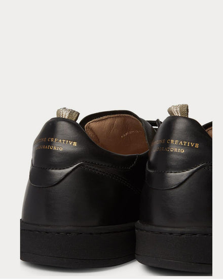 Officine Creative Kareem Lux Leather  Black low top sneakers - 4