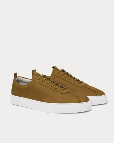 Grenson Nubuck  Green low top sneakers - 2