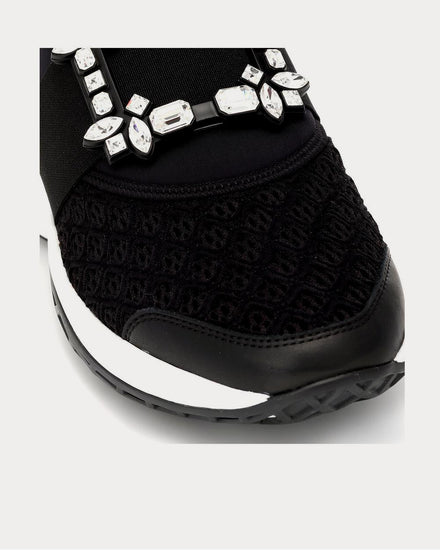 Roger Vivier Viv' Run Nero Low Top Sneakers - 4