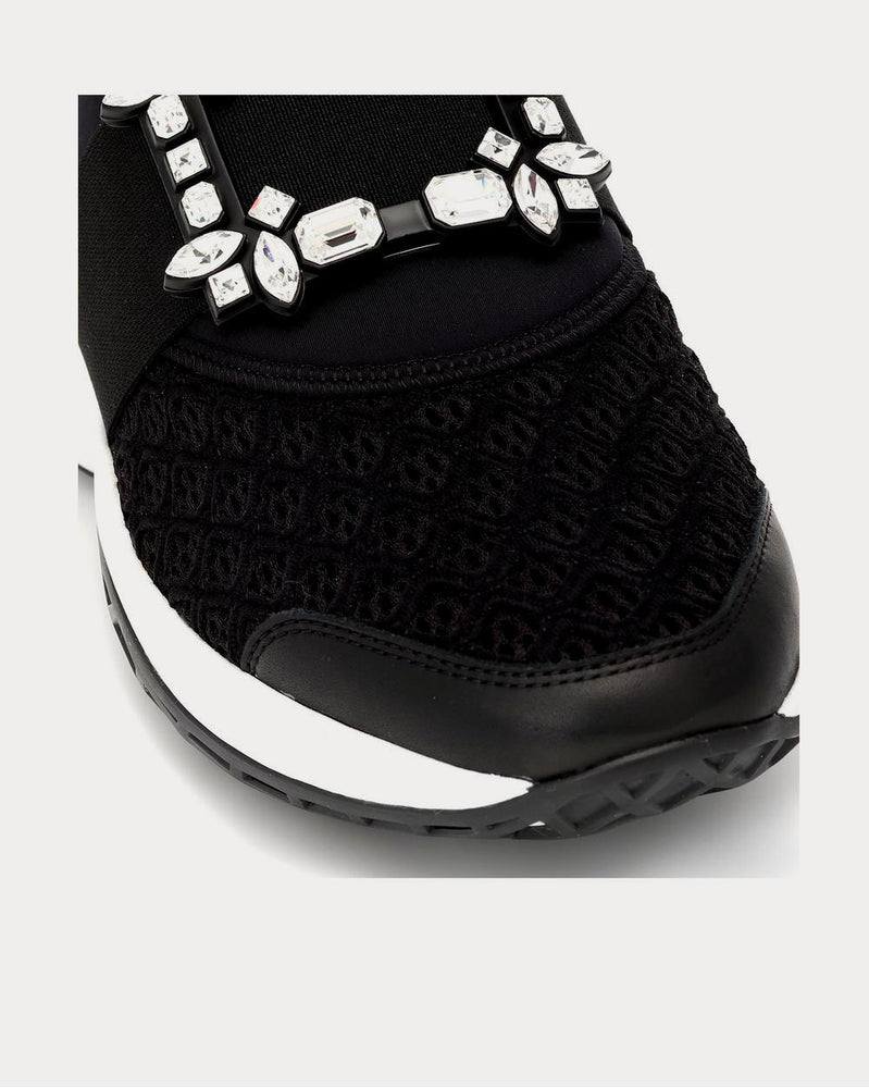 Roger Vivier Viv' Run Nero Low Top Sneakers - 4