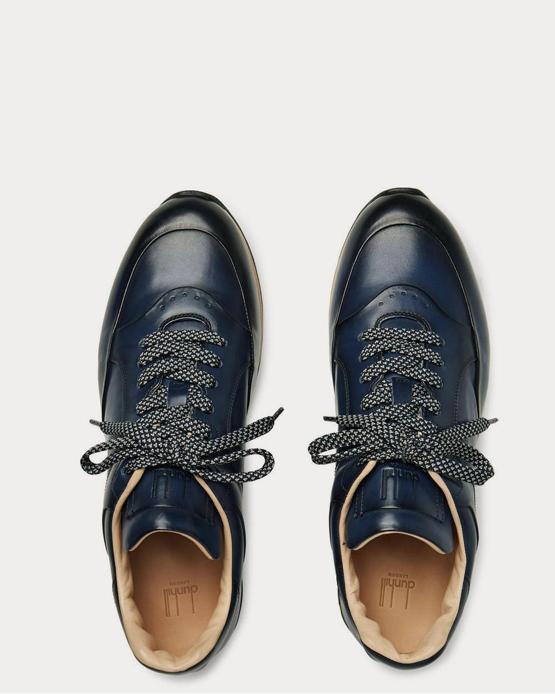 Dunhill Duke Leather  Navy low top sneakers - 6