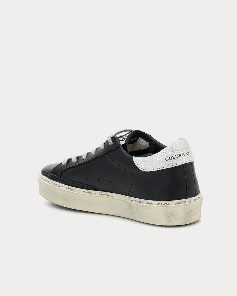 Golden Goose Hi Star Leather Black Low Top Sneakers - 3