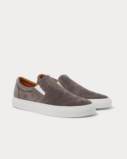 Mr P. Larry Suede Slip-On  Gray low top sneakers - 2
