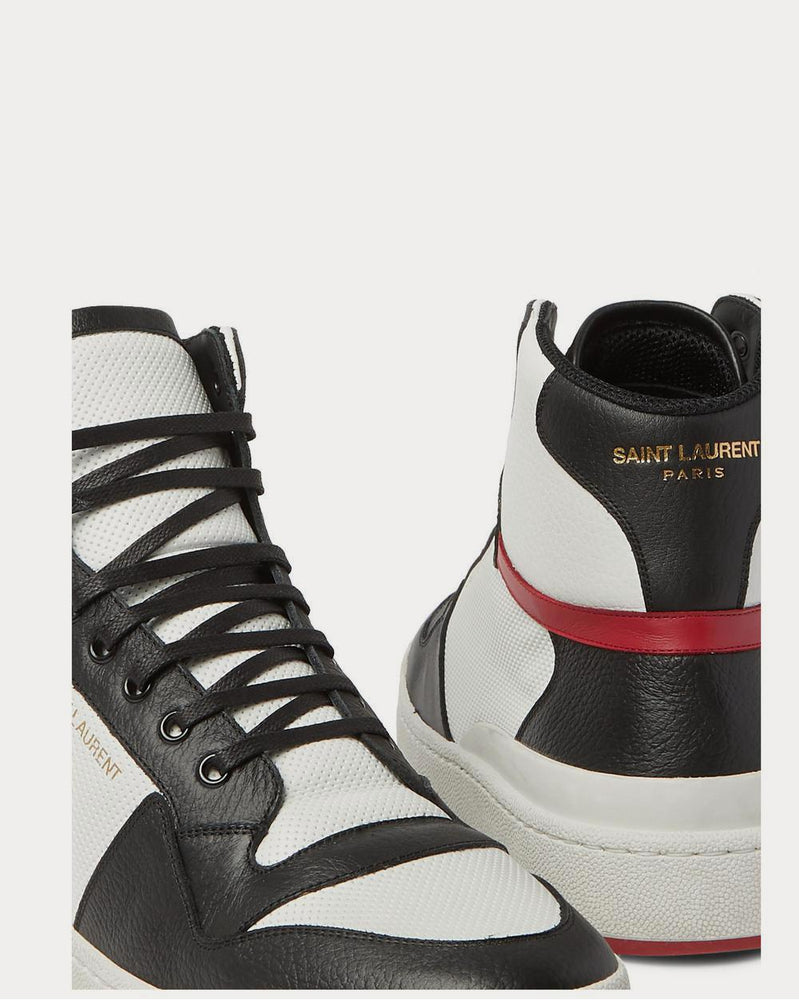 Saint Laurent Leather High-Top  Black high top sneakers - 4
