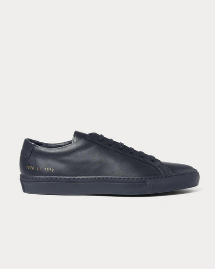 Common Projects Original Achilles Leather  Navy low top sneakers - 1