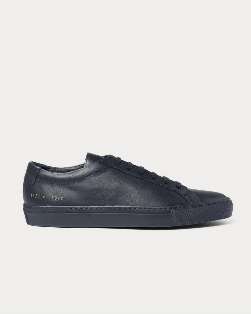 Common Projects Original Achilles Leather  Navy low top sneakers - 1