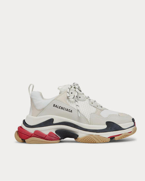 Balenciaga Lowtop Sneakers Triple S Mesh Nubuck Logo Blue Grey Light Grey  in Gray for Men  Lyst