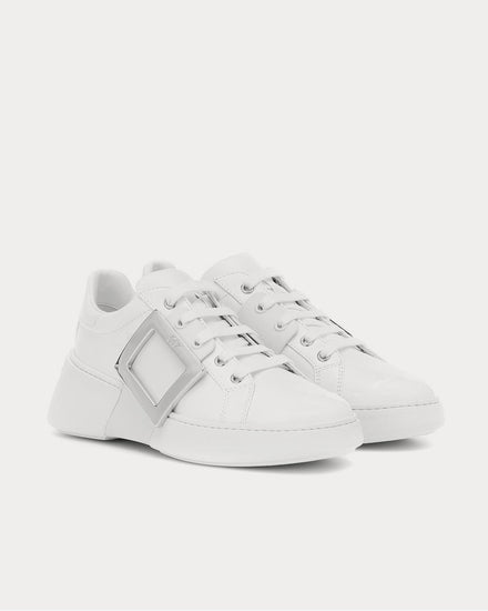 Roger Vivier Viv Skate White Low Top Sneakers - 2