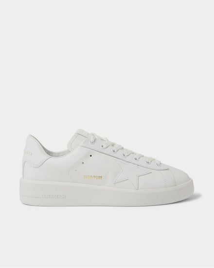 Golden Goose Purestar Leather  White low top sneakers - 1