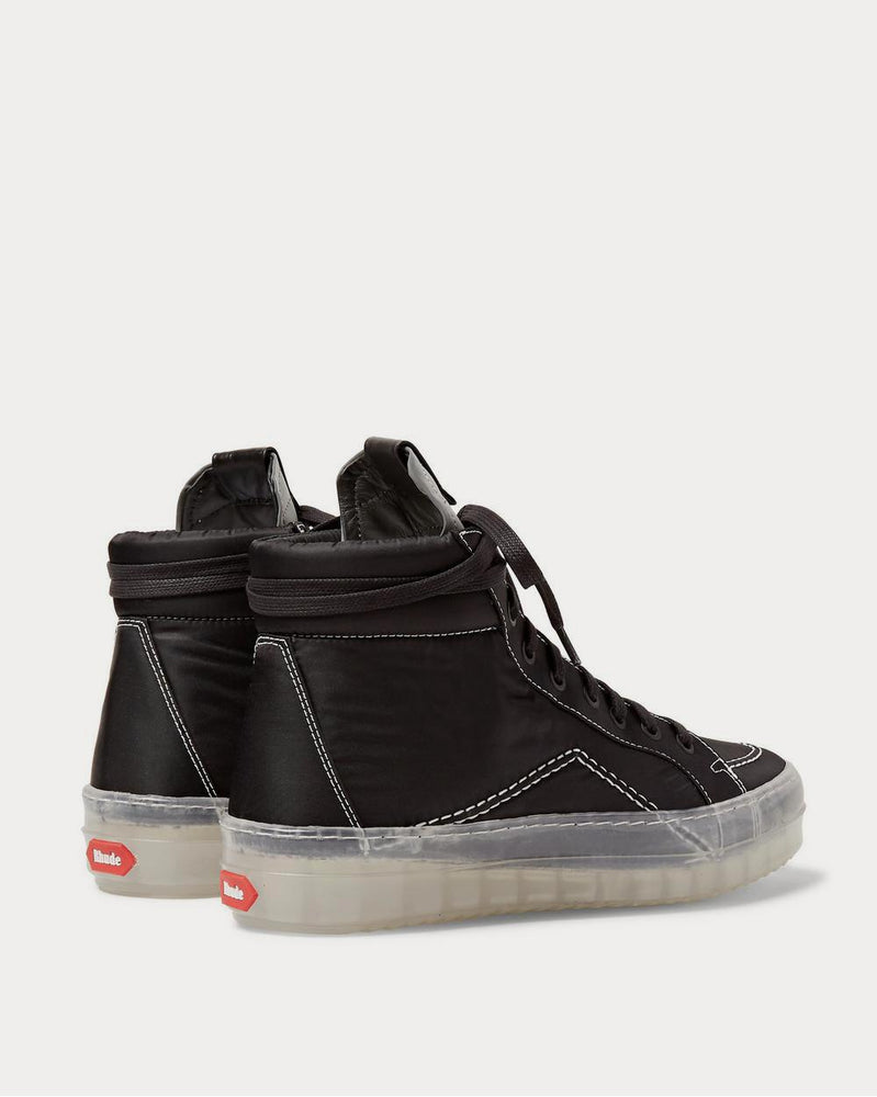Rhude RH V1 Shell High-Top  Black high top sneakers - 4