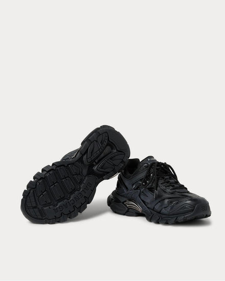 Balenciaga Track.2 Nylon, Mesh and Rubber  Black low top sneakers - 3