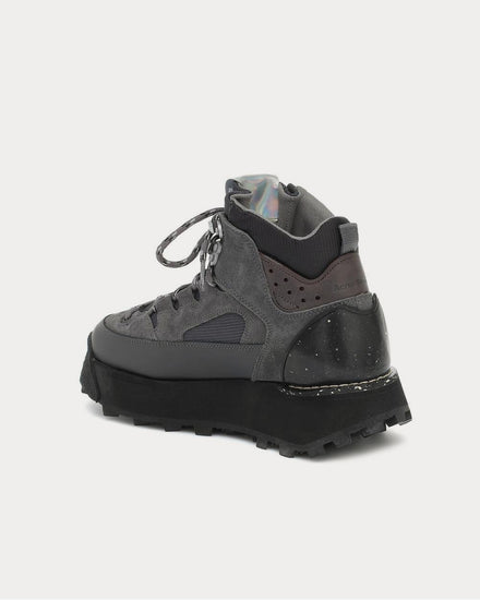 Acne Studios Trekking platform Slate Grey High Top Sneakers - 3