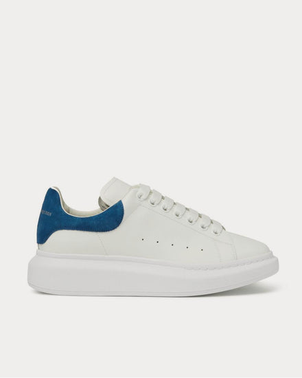 McQueen Exaggerated-Sole Leather  White low top sneakers - 1