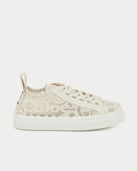 Chloé Lauren lace Mild Beige Low Top Sneakers - 1
