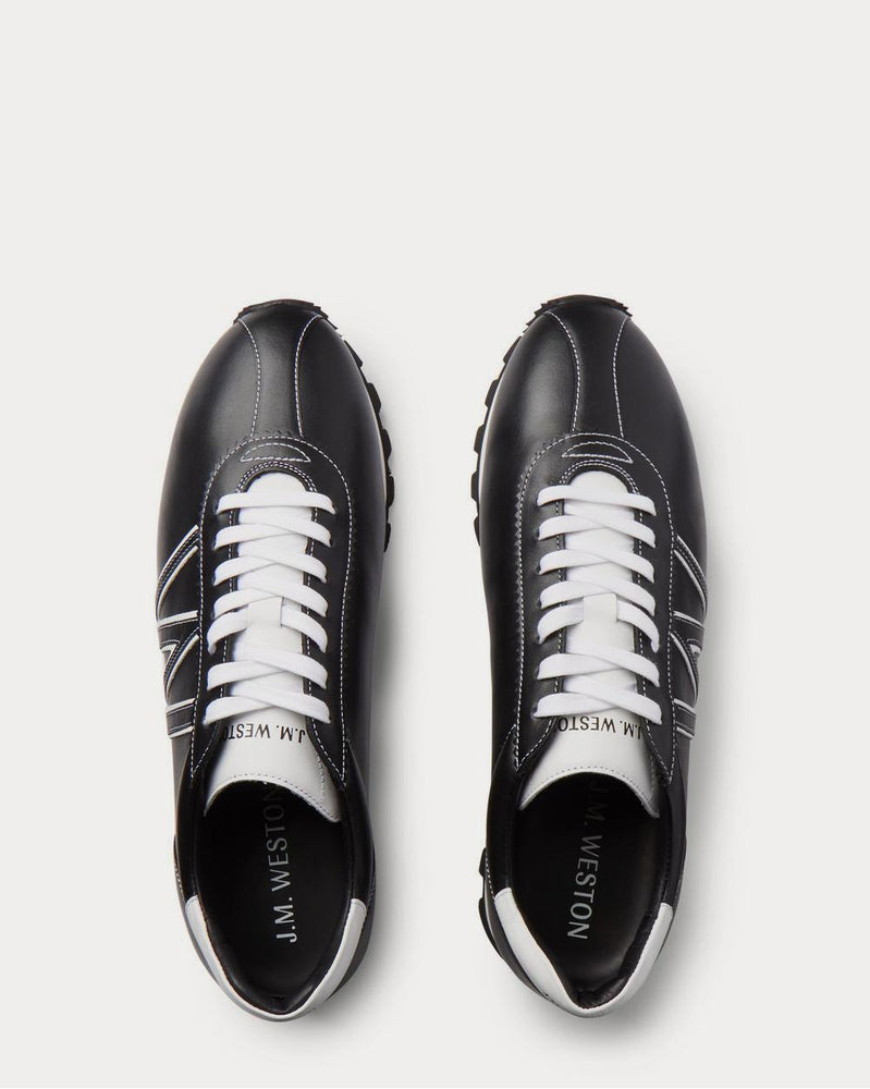 J.M. Weston On My Way Leather  Black low top sneakers - 6