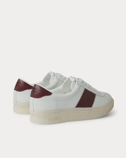 Tom Ford Bannister Leather  White low top sneakers - 3