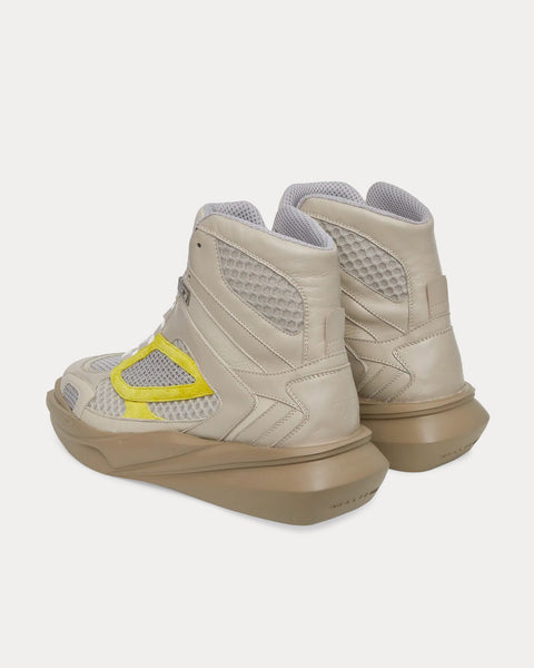 Mono Hiking Sand / Yellow High Top Sneakers