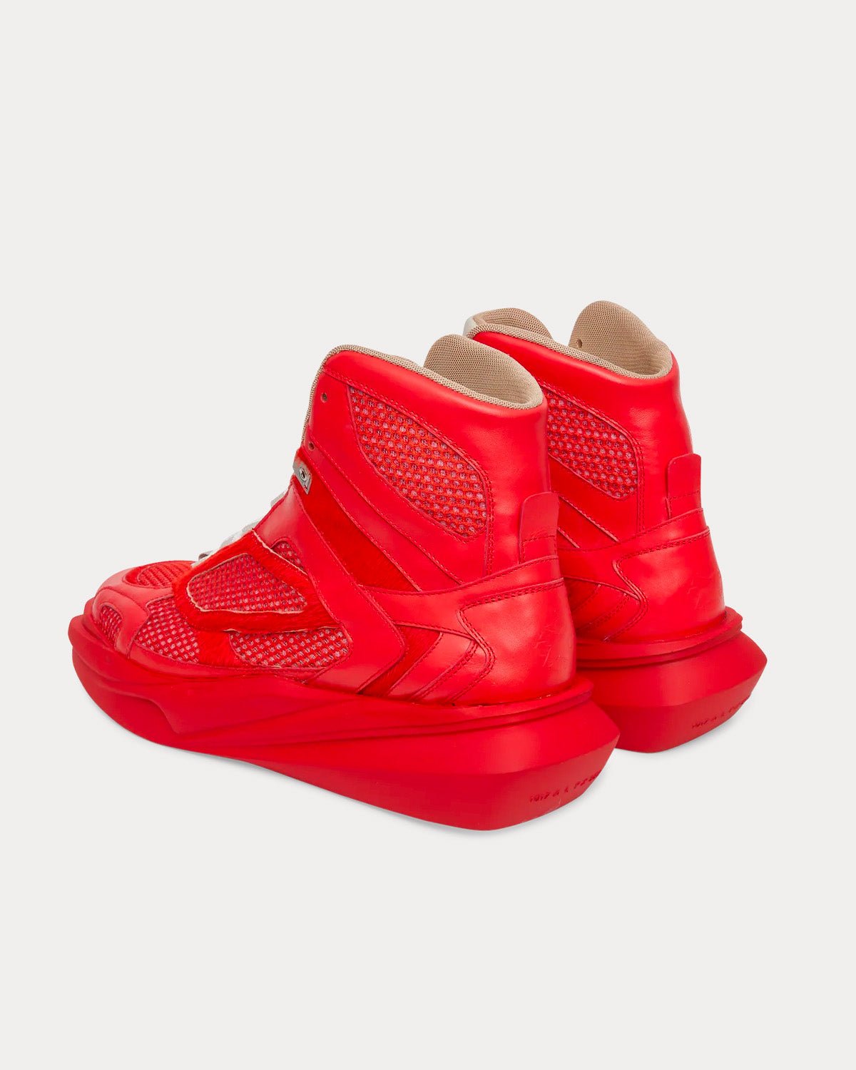 1017 ALYX 9SM - Mono Hiking Red High Top Sneakers