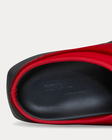 1017 ALYX 9SM Mono Mule Red Slip Ons - 5