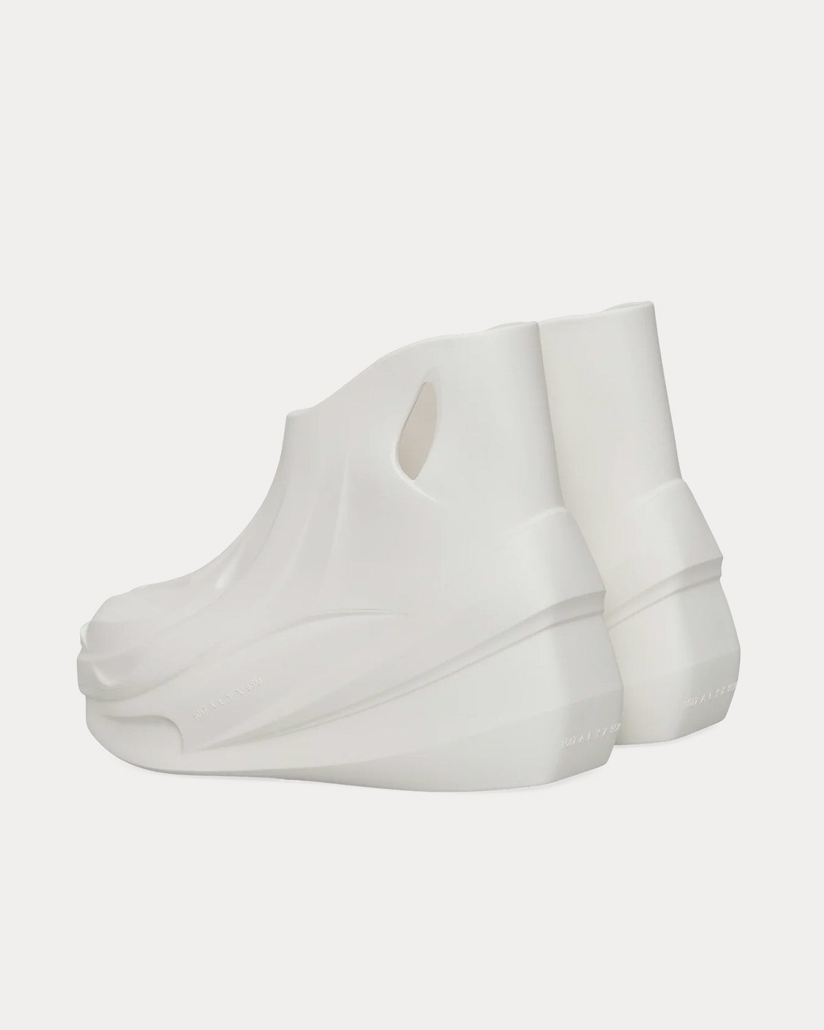 1017 ALYX 9SM - Mono Boot White High Top Sneakers